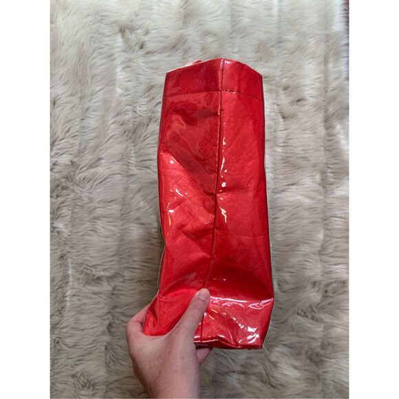 Spacious Fashion Transparent Jelly Tote Bag PVC Water proof Handbag Shopping Bag - Picture 5 of 9